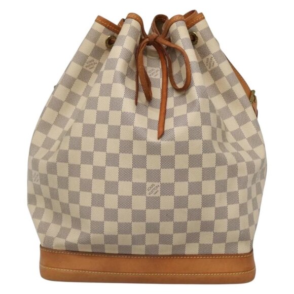 LOUIS VUITTON Damier Azur Noe Shoulder Bag LV Auth - Picture 2 of 16